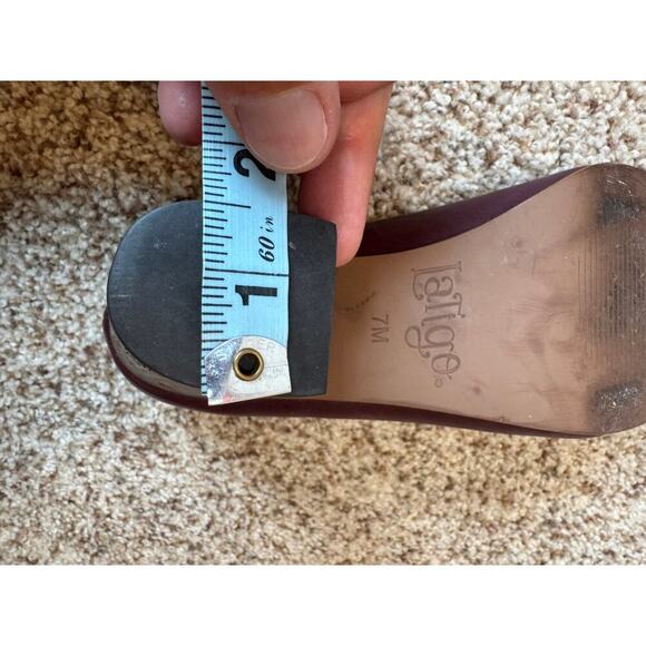 LATIGO KALA size Women's 7; Leather Dress Shoes/Heels, EGGPLANT; SOFT LEATHER - Picture 11 of 14